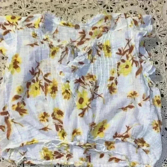 Free People One Naya gauzy floral top - Picture 2 of 8